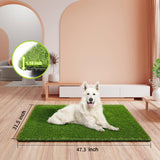 CooZero Artificial Grass, Professional Dog Grass Mat, Potty Training Rug and Replacement Turf Outdoor Rug Patio Lawn Decoration, Easy to Clean with Drainage Holes(47.3x31.5 inches) CooZero