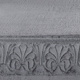 Arcadia Garden Products BE02 Fiberclay Garden, Outdoor Bench, Patio Seating for Front Porch Park Outside Furniture Decor, Gray Arcadia Garden Products