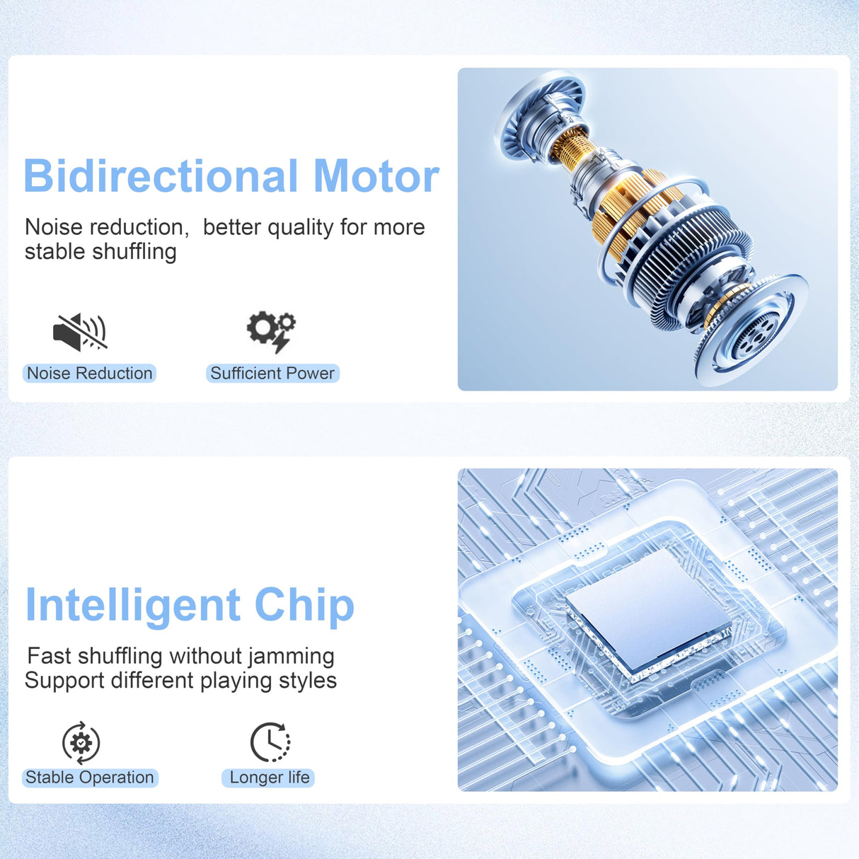 Foldable Automatic Mahjong Table with Wheels 44mm Tiles with 2 Sets of Numbered Tiles (Blue & Green) Suitable for Chinese, Americans, Mahjong Sets for Home & Outdoor Leisure, Gifts For Mahjong Players RISAR