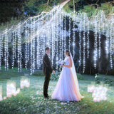 500 LED Christmas Lights Outdoor - 165FT Super Long Christmas String Lights 8 Modes Waterproof Plug in Fairy Lights with Timer Memory for Indoor Xmas Tree Holiday Party House Decorations, Cool White Vivideal