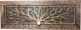 Large Wood Hidden Gun Cabinet Birds In A Tree Wall Decoration - Hidden Gun Safe To Securely Store Your Gun In Plain Sight by Bellewood Designs Bellewood Designs