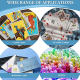 Kitoyz Playing Deck Card Cases Clear Plastic Trading Card Storage Box Acrylic Card Holder Box Compatible with Collectible Trading Card Cases, Each Case for 100 Pcs Cards (12 PCS) Kitoyz