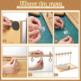 Maysing 24 Pcs Book Binding Kits Bookbinding Tools Bookbinding Sewing Frame Set Hand Bookbinding Supplies with Awl Bone Folder Paper Creaser Glue Brush Curved Needles Wax Thread for Handmade DIY Craft Maysing