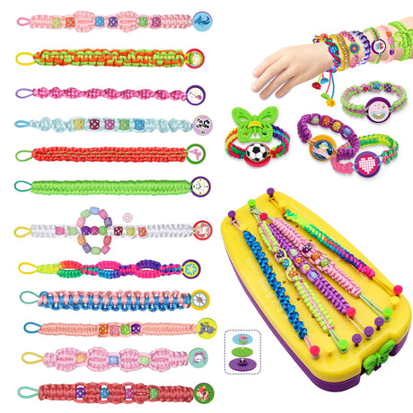 Friendship Bracelet Making Kit for Girls Age 6-12 | DIY Arts and Crafts for Kids | Christmas Birthday Gifts Ideas for Girl 7 8 9 10 11 Years Old | Popular Stocking Stuffers Toys Bulk Set (169PCS) AMAZYJOYS