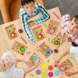 24 Packs Mother's Day Crafts for Kids 3D Flower Greeting Card Making Kit Happy Mothers Days Paper DIY Art Craft Set with Foam Stickers Straws Cake Cups Handmade Gifts for Mom Classroom Activity Lonfliness