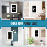 Houseables Medicine Cabinet No Mirror, Recessed, Hidden in Wall Niche, Without Mirror, Chalkboard, Concealed, Built in, Between Stud Shelf Insert, for Bathroom Storage, 14x24 Inch (17x27) Houseables