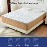 Niqooia Full Size Mattress, 12 inch Memory Foam Mattress Medium Firm Mattress, Fiberglass Free, CertiPUR-US Certified Safe Materials, 7 Zon Pocket Springs, Full Mattress in a Box Niqooia