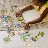 Melissa & Doug Dinosaurs Wooden Jigsaw Puzzle With Storage Tray (24 pcs) Melissa & Doug