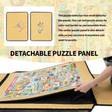 KROFEM 1500 Pieces Jigsaw Puzzle Board, Portable Puzzle Mat with Non-Slip Surface, Sorting Trays, Puzzle Keeper Puzzle Caddy, Jigsaw Puzzle Table Board KROFEM