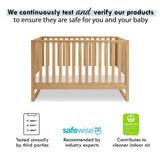 Davinci Hunter 3-in-1 Convertible Crib, Honey, Easy Assemble, Greenguard Gold Certified DaVinci