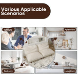 DreamDashio Futon Sofa Bed, 4 in 1 Multi-Functional Futon Couch with Adjustable Backrest, 75 inch Convertible Sleeper Sofa Bed and Recliner Lounge, Corduroy Loveseat for Living Room, Apartment, Beige DreamDashio