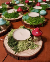 Natural Wood Slices 30 Pcs 2-2.4 Inches Craft Unfinished Wood Kit Predrilled Wooden Rounds with Bark, Wood Circles with Hole, Wood Slices for Crafts Ideal for DIY Projects, Christmas Ornaments ASSIRES