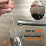 Meat Injectors for Smoking - Stainless Steel Marinade Injector Kit with Case and Window for BBQ, Grilling - 3 Syringe Needles for Injection of Flavor, Sauce - Food Injector for Turkey, Beef, Brisket CookHouse Empire