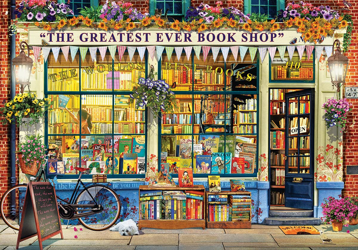 EuroGraphics (EURHR The Greatest Bookstore in The World 1000Piece Puzzle 1000Piece Jigsaw Puzzle