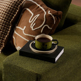 ovios 104" Cloud Sectional Couch with L-Shape Chaise,Modern Modular Sofa with Deep Seat, Upholstered Couches for Living Room Bedroom,No Assembly Required, Green (Cloud Velvet) ovios