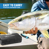 FLISSA Cordless Electric Fillet Knife for Fish with 8" and 10" Stainless Steel Blades, Rechargeable Electric Knife with Non-Slip Handle, 2 Packs Long Lasting Lithium-ion Battery, Portable Carry Case FLISSA