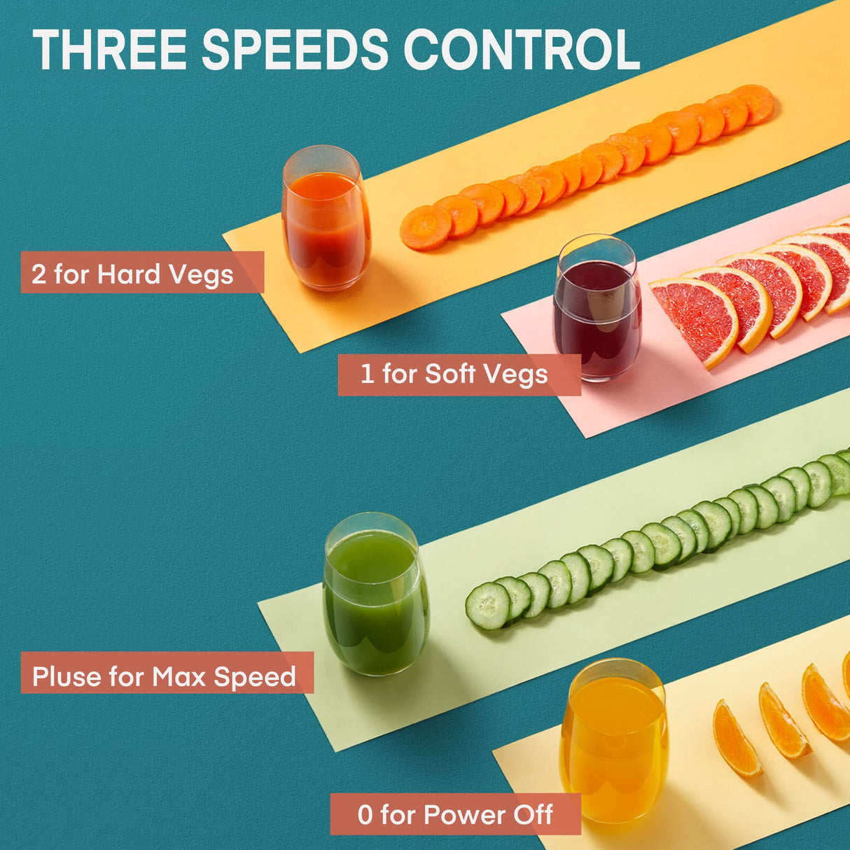 Juicer Machines, Juilist 3" Wide Mouth Juicer Extractor Max Power 800W, for Vegetable and Fruit with 3-Speed Setting, 400W Motor, Easy to Clean Juilist