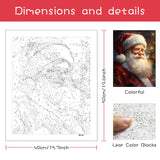 SKRYUIE Paint by Numbers Kit for Adults Beginner Christmas, Acrylic Oil Painting by Numbers Kits with PaintBrushes Paintwork Art Canvas for Home Decor 16x20 inch / 40x50 cm B1120 SKRYUIE