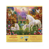 SUNSOUT INC - Castle Unicorns - 1000 pc Jigsaw Puzzle by Artist: Jan Patrick Krasny - Finished Size 20" x 27" - MPN# 15963 SunsOut
