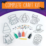 Creativity for Kids Halloween Window Art - Halloween Crafts, Make Your Own Halloween Window Clings Creativity for Kids