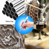 YON.SOU. 18Pcs Pencil Die Grinder Air Tool 1/8" Pneumatic Engraving Pen 70,000 RPM Air Micro Pencil Grinder Kit YON.SOU.