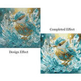 ZHUDENGXJL Birds Diamond Art Kits for Adults,5D Diamond Painting Kits for Adults Beginners,DIY Full Drill Blue Flower Diamond Dots with Gem Art for Birds Home Wall Decor 12 X 12 Inch ZHUDENGXJL