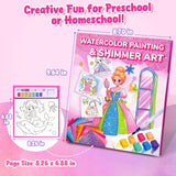 JoyCat Paint with Water Coloring Books, Art & Craft Activity, Princess No Mess Art for Kids Ages 4-8, Craft Kits & Supplies, DIY Creative Activity, Presents for Girls & Boys JoyCat
