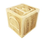 Custom Engraved Big Wood Baby Birth Block (2”) Personalized Gift for Your Baby - New Baby Gifts, Newborn Gifts, Birth Announcement Wedding Collectibles