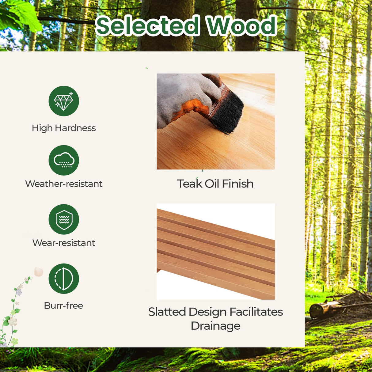 Giantex Folding Potting Bench, 2-Tier Gardening Workstation w/Storage Shelves, Wood Outdoor Potting Table for Garden, Yard, Balcony, Easy Assembly, Natural Giantex