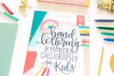 Hand Lettering and Modern Calligraphy for Kids: A Fun Step by Step Guide and Practice Workbook for Beginners and Children Ages 8 and up WoodArtSupply
