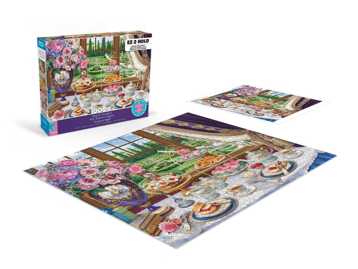 Ceaco - English Breakfast - 1000 Oversized Piece Jigsaw Puzzle