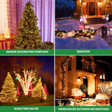 Tcamp 164FT 500 LED Christmas Lights, 8 Modes Christmas Tree Lights with Timer Memory Function, Green Wire Starry Fairy String Lights for Christmas Tree Halloween Outdoor Indoor Decor (Warm White) Tcamp