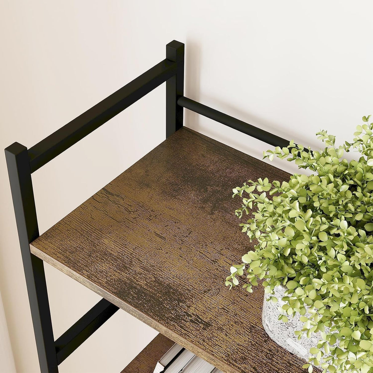 Triple Wide 5 Tier Bookcases and Bookshelves,Adjustable Industrial Style BookShelf With 14 Open Display Shelves,Metal Frame Wide Book Shelf Book Case for Bedroom Living Room Home Office Study Room Amenitlif