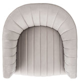 SAFAVIEH Couture Josephine Swivel Barrel Chair SAFAVIEH