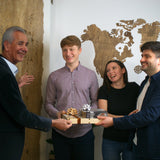 WOODEN.CITY 3D Puzzles for Adults - Industrial Vintage Wall Clock Model Kit - Wooden Puzzles - Mechanical Clock Building Kit WOODEN.CITY