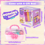 Find Scrapblooms DIY Weaving Loom Kit with Portable Box for Kids & Adults,Potholder Loom Kit,Crafts Projects for Friendship Bracelet,Gift Ideas for Girls Find Scrapblooms