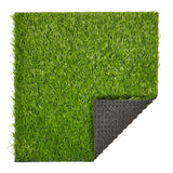 Juvale 4-Pack Non-Slip Artificial Grass Tiles for Indoor & Outdoor Use | 12x12-0.25 in Thick Mats | Easy to Clean & Durable, Soft Like Natural Lawn | Safe for Kids & Pets | Patio, Floor & Wall Decor Juvale
