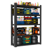 Notmise Metal Garage Shelving Unit, Heavy Duty 5-Tier Adjustable Storage Rack, Steel Shelving,3000 lbs Capacity, Industrial Shelves for Heavy Tools and Equipment (5-Tier 78" H x36 W x 18" D) Notmise