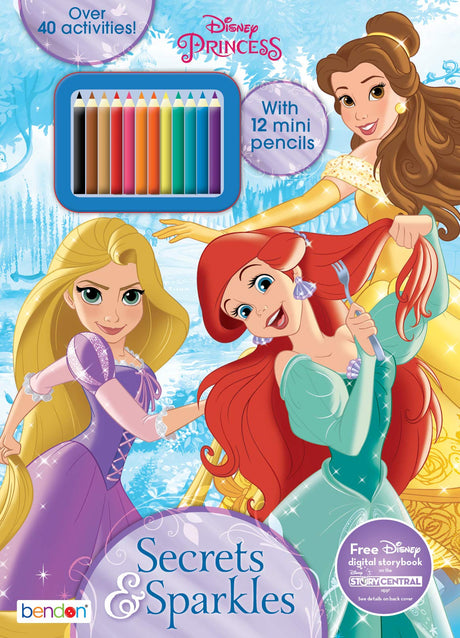 Disney Princess Official Activity Book with Mini Pencils 45648 Bendon Disney