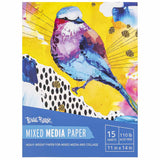 Brea Reese: Mixed Media Paper Pad 60 Sheets - 11x14-98lb, Acid-Free, Layering & Collaging, Perfect for Multiple Art Mediums, Adult Art Supplies Brea Reese