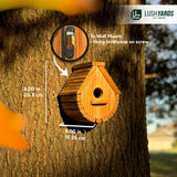 LushYards DIY Wooden Bird Houses for Outside | Hanging Bird House Kit for Adult | Build it Yourself Birdhouse | Build Your Own Birdhouse Building Kits for Adults | Wood Craft Kits for Adults to Build Generic