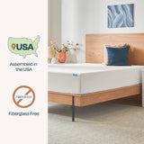Linenspa 12 Inch Gel Infused Memory Foam Mattress – Twin Size – Plush - Cooling Gel - Mattress in a Box - Primary or Guest Bedroom - Pressure Relieving and Breathable – CertiPUR-US Certified Linenspa