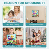 MEIYUDA Diamond Painting Kits for Adults, DIY Mushroom Diamond Art Kits for Beginners, 5D Animal Frog Diamond Art Painting Kit Gem Art Crystal for Home Wall Decor and Holiday Presents 12x12In MEIYUDA