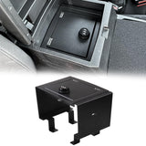 West-xingzhe Center Console Lock Safe Box Compatible with Toyota Tacoma 2024 2025+ Accessories Center Console Gun Safe High Security Armrest Lock Box with 3 Digit Combination Lock with Key West-xingzhe