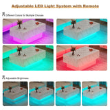 HedoAjim Coffee Table with Large Storage for Living Room Farmhouse Center Tables Mesas De Centro para Salas Modernas Nesting Modern Coffee Table for Reception Room HedoAjim