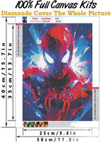 RYMILIE Diamond Painting Kits for Adults - Cartoon DIY 5D Diamond Art Kits Full Drill Diamond Dots Paintings with Diamonds Gem Art and Crafts Home Decor 12x16inch RYMILIE