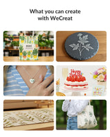 WECREAT Vista 10W Laser Engraving Machine with 9-in 1 Rotary, Smart HD Camera, Compact Diode Desktop Laser Engraver for Beginners DIY Hobbyist Wood Leather Glass Metal Jewelry Gifts Making WECREAT