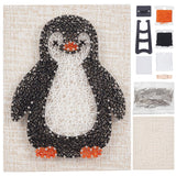 WEBEEDY DIY Penguin String Art Kit for Adult Beginners 3D Cute Animal String Art Crafts Kit,Arts Crafts Kit with Instruction and All Supplies,Home Wall Decorations Christmas Unique Women Gift WEBEEDY