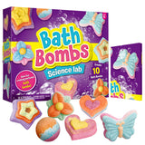 XXTOYS Bath Bombs Science Lab - Create 10 Baths Bombs, Bath Toys for Kids - Great Gifts for Girls Age 8-12, Crafts Kit for Girls, Spa Kit for Girl XX