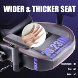 COLAMY Big and Tall Gaming Chair 400lbs-Computer Gamer Chair, Ergonomic Executive Office Chair, High Back PC Chair with Wide Seat for Adult Black COLAMY